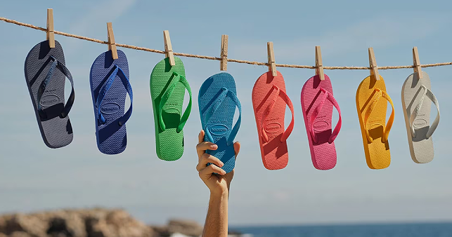 Coloured havaianas