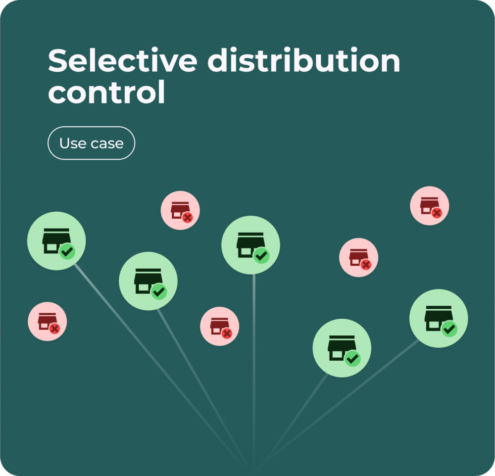 Selective distribution control