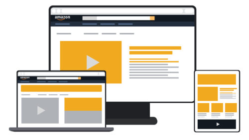 Imagen que muestra la ubicación de los Video Ads en Amazon