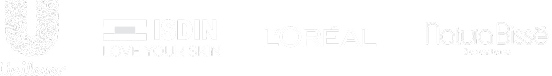 Logos: Unilever, ISDIN, Loreal, Natura Bisse