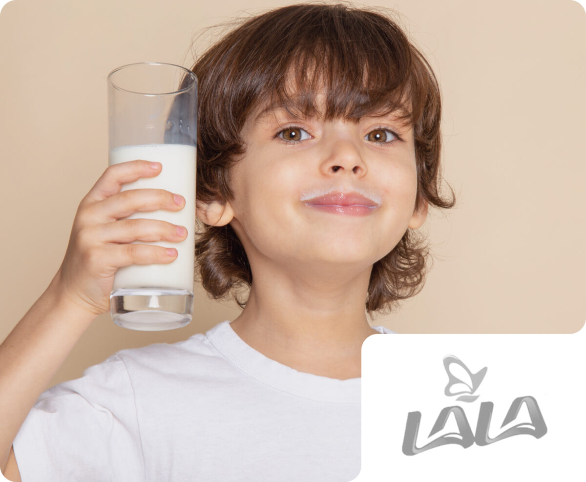 Row of leading international dairy brand logos including Danone YoPRO, Kaiku, Alpura, and Lactalis, representing Flipflow’s retail market intelligence and competitive monitoring partnerships within the food and beverage industry.