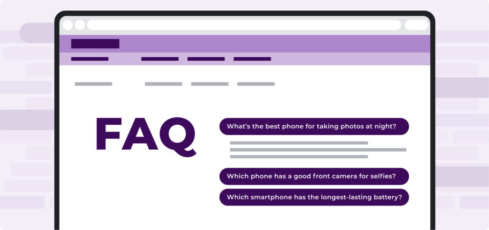 Step 2 - Include long-tail keywords and frequently asked questions