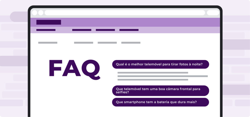 Passo 2 - Inclua palavras-chave de cauda longa e perguntas frequentes
