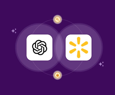 Logos que representan la unión entre OpenAI y Walmart