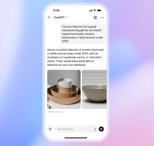 Ejemplo de cómo funciona la integración entre Shopify y ChatGPT
