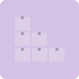 Stock Stacked Boxes (Symbol for inventory, stock, or warehouse management).