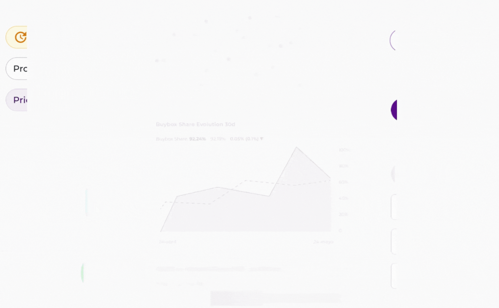 gif de widgets de analítica en light y dark mode