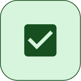 Green checkmark icon