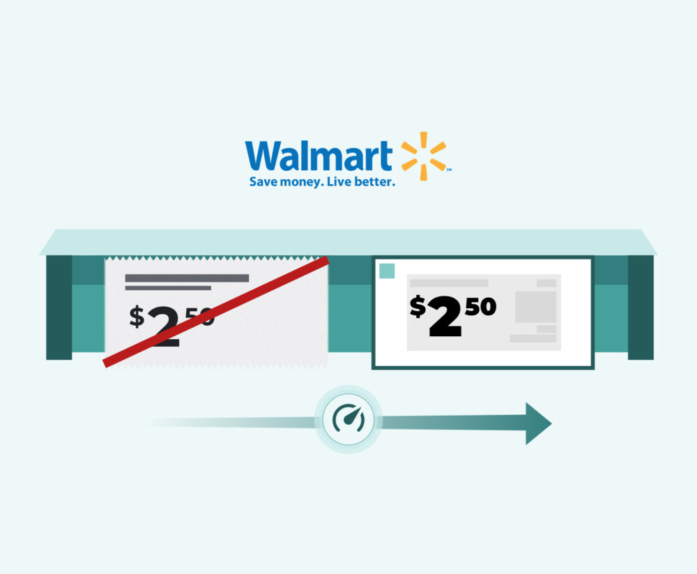 Walmart acelera sus etiquetas digitales: así cambiará la experiencia en tienda en 2026