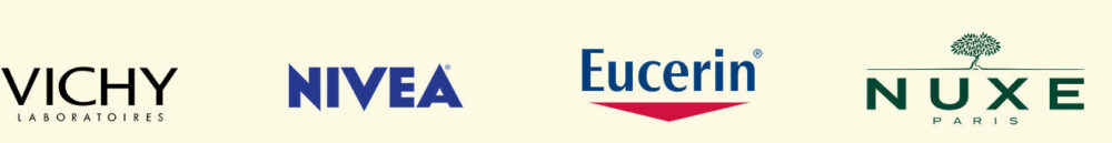 logos-cosmetica-UK Top-tier beauty and dermo-cosmetic brands including Vichy, Nivea, Eucerin, Nuxe, Sesderma, and Olay