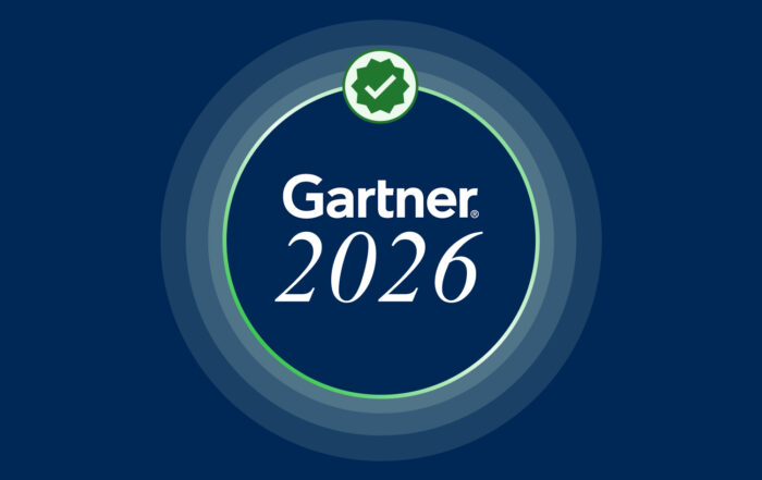 Sello distintivo de Gartner 2026 con un check verde de verificación, que certifica la inclusión de Flipflow en la nueva edición de la Market Guide sobre Digital Shelf Analytics.