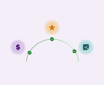 Ilustración conceptual que muestra la interconexión entre el precio, la disponibilidad de stock y el sentimiento del consumidor.